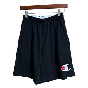 Champion men’s size small Black Logo Shorts